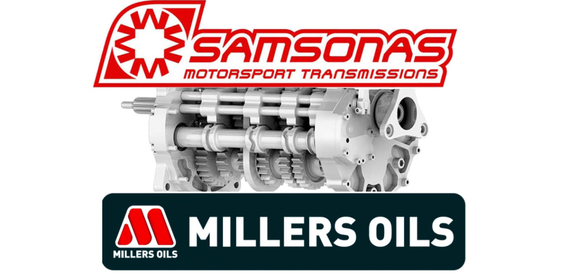 Millers Oils announces a Technical Partnership with Samsonas Motorsport Transmissions